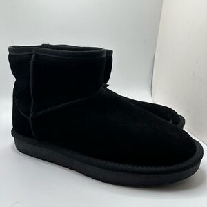 CUSHIONAIRE Women's pull on boot 8 BLACK